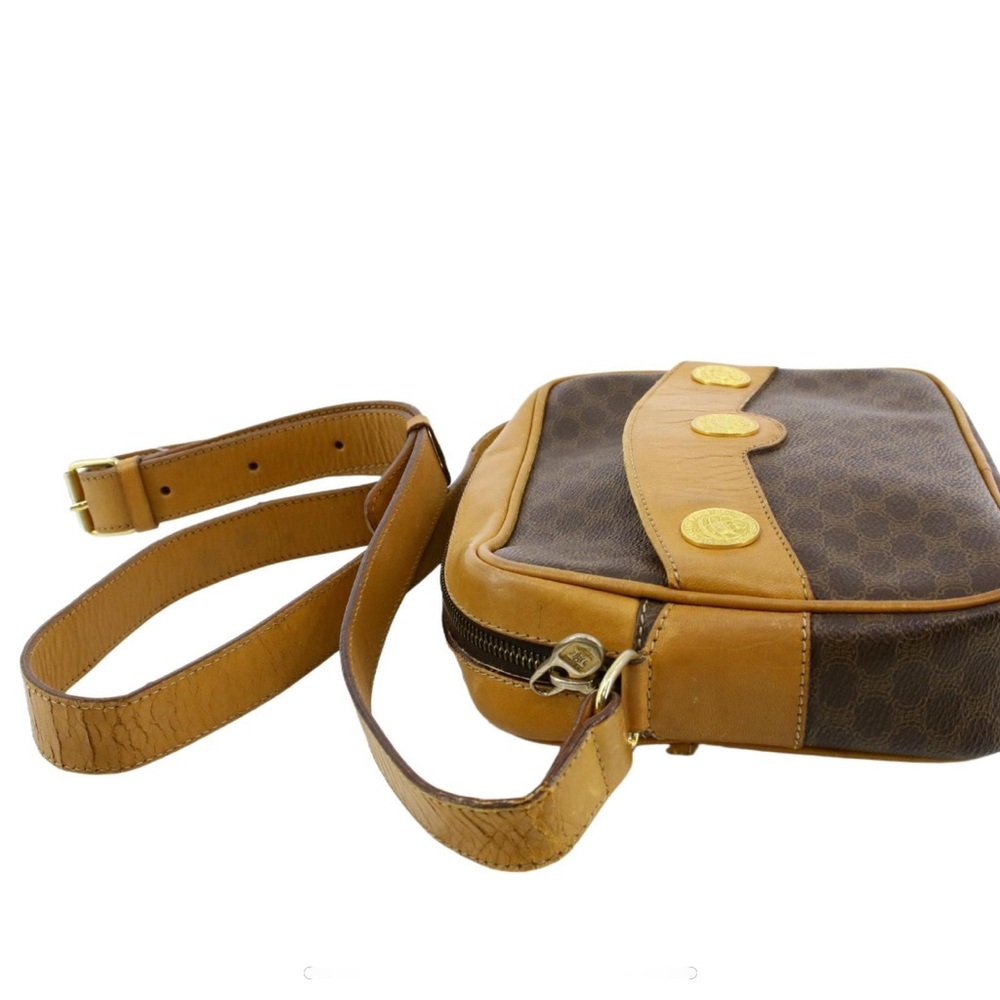 Brown and Tan CrossbodyCeline Brown Macadam Crossbody  Bag - Picture 8 of 9